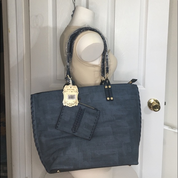 ALYSSA 2 Piece Vegan Tote/Laptop Bag & Card Holder - Picture 3 of 8